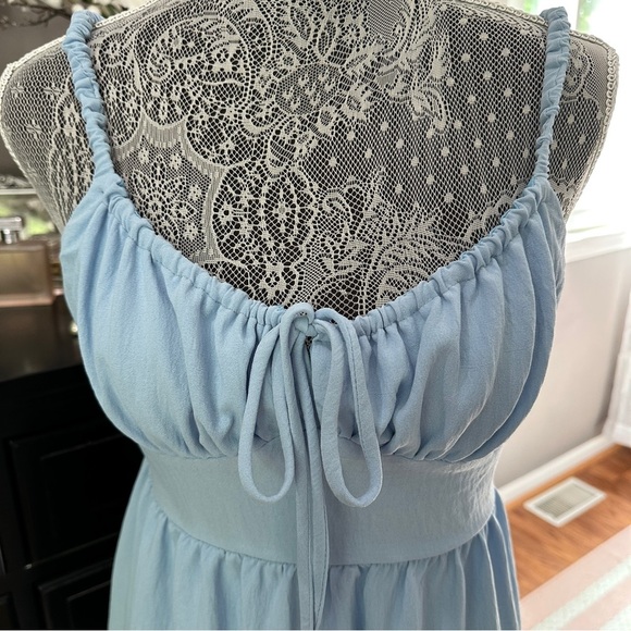 Sadie & Sage Sky Blue Mini Dress - Size M - Picture 4 of 14